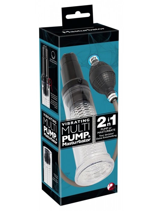 Вакуумная помпа-мастурбатор Vibrating Multi Pump   Masturbator - Orion - в Долгопрудном купить с доставкой