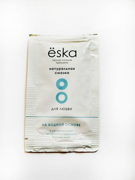 Натуральный лубрикант на водной основе Ёska - 7 мл. - Eska - купить с доставкой в Долгопрудном
