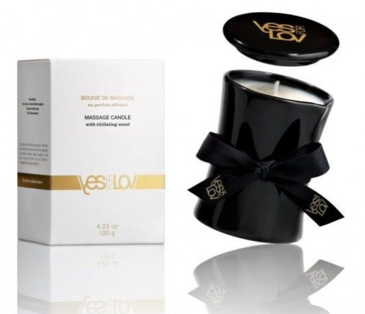 Массажная свеча Titillating Massage Candle - 120 мл. - YESforLOV - купить с доставкой в Долгопрудном