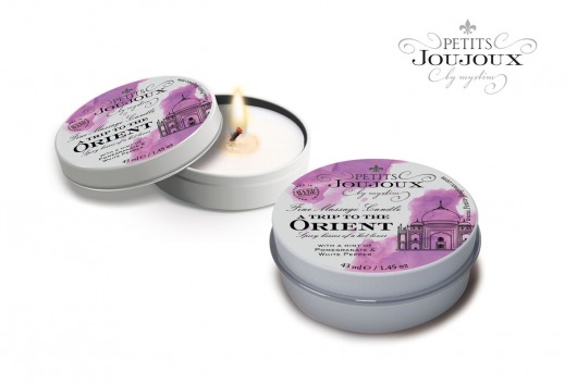 Массажная свеча Petits Joujoux Orient с ароматом граната и белого перца - 33 гр. - MyStim - купить с доставкой в Долгопрудном
