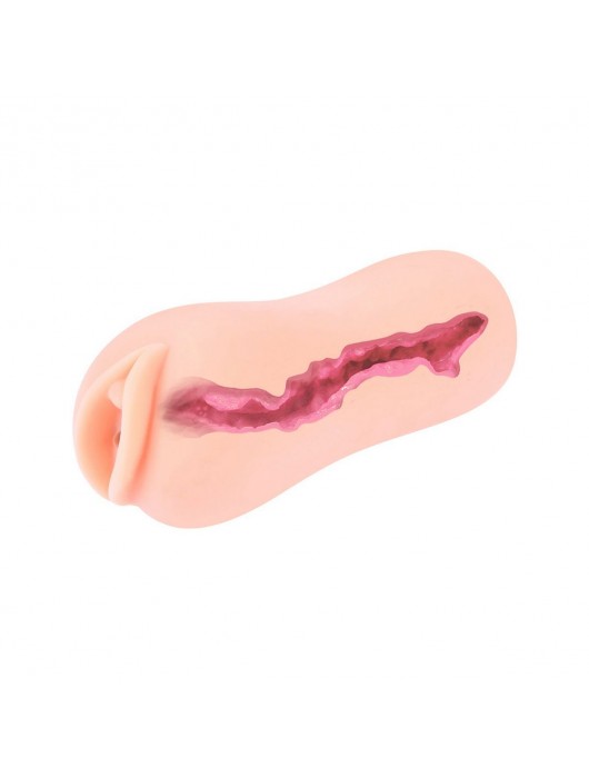 Мастурбатор-вагина Sanda с рельефным тоннелем - KOKOS - в Долгопрудном купить с доставкой