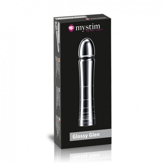 Фаллоимитатор для электростимуляции Glossy Glen Dildo - 14 см. - MyStim - купить с доставкой в Долгопрудном