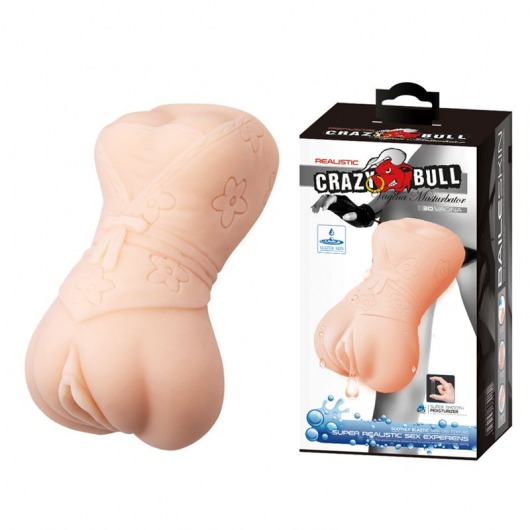 Мастурбатор-вагина с эффектом смазки в виде женской фигурки - Baile - в Долгопрудном купить с доставкой