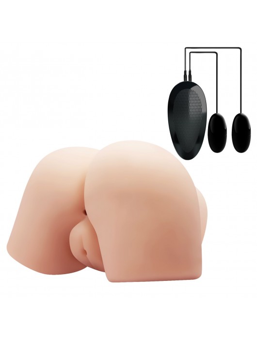 Вагина и попка с вибрацией CRAZY BULL - Baile - в Долгопрудном купить с доставкой