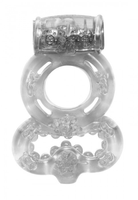 Прозрачное эрекционное кольцо Rings Treadle с подхватом - Lola Games - в Долгопрудном купить с доставкой