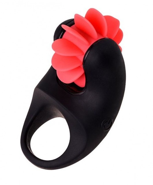 Чёрно-красное эрекционное виброкольцо Erotist - Erotist Adult Toys - в Долгопрудном купить с доставкой