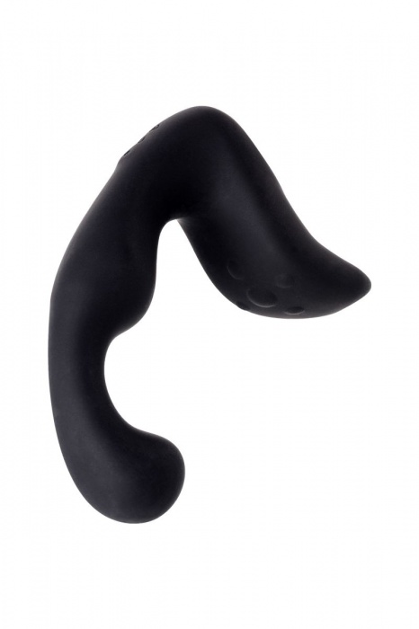 Чёрный изогнутый вибростимулятор простаты Erotist - Erotist Adult Toys - в Долгопрудном купить с доставкой