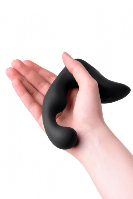 Чёрный изогнутый вибростимулятор простаты Erotist - Erotist Adult Toys - в Долгопрудном купить с доставкой