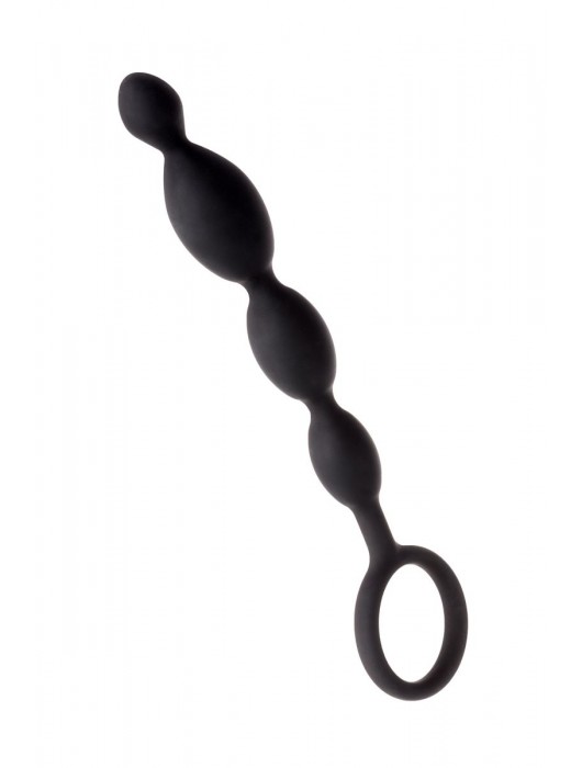 Анальная цепочка черного цвета A-toys - 19,5 см. - A-toys