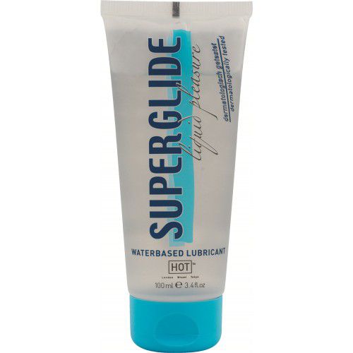 Интимная смазка на водной основе Superglide - 100 мл. - HOT - купить с доставкой в Долгопрудном