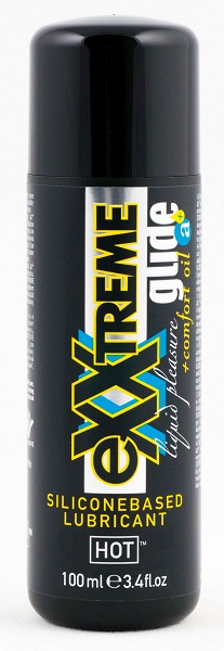 Анальная смазка на силиконовой основе Exxtreme Glide - 100 мл. - HOT - купить с доставкой в Долгопрудном