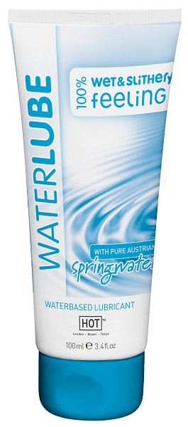 Лубрикант на основе чистой родниковой воды WaterLube - 100 мл. - HOT - купить с доставкой в Долгопрудном