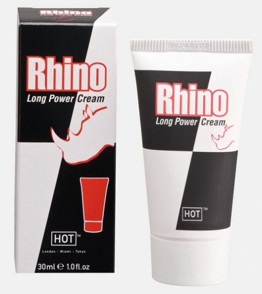 Крем-пролонгатор для мужчин Rhino - 30 мл. - HOT - купить с доставкой в Долгопрудном