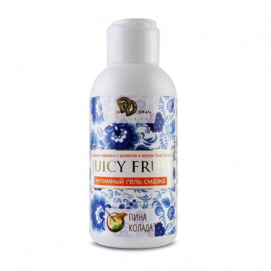 Интимный гель на водной основе JUICY FRUIT с ароматом пина колада - 100 мл. - БиоМед - купить с доставкой в Долгопрудном