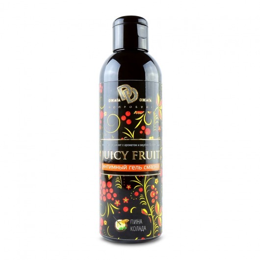 Интимный гель на водной основе JUICY FRUIT с ароматом пина колада - 200 мл. - БиоМед - купить с доставкой в Долгопрудном