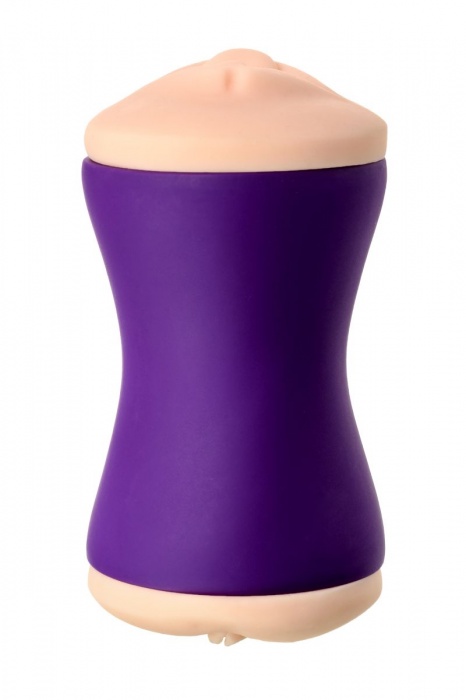 Двухсторонний мастурбатор JOS YARA в фиолетовой колбе - JOS - в Долгопрудном купить с доставкой