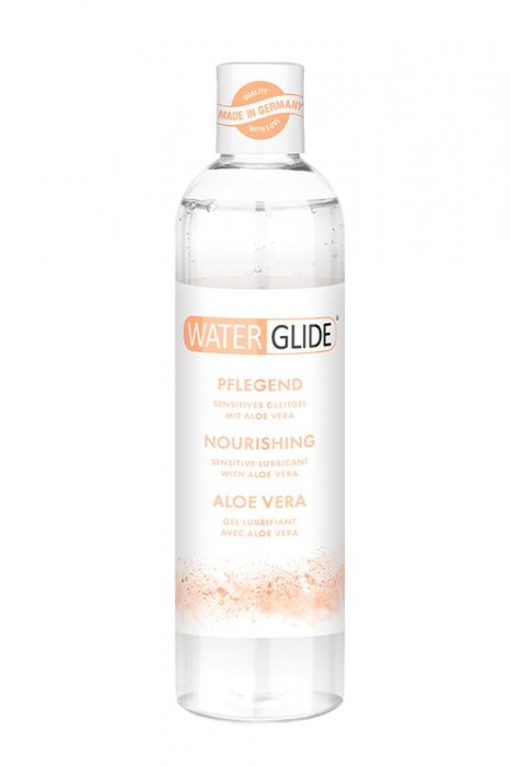 Лубрикант на водной основе с алоэ вера NOURISHING - 300 мл. - Waterglide - купить с доставкой в Долгопрудном