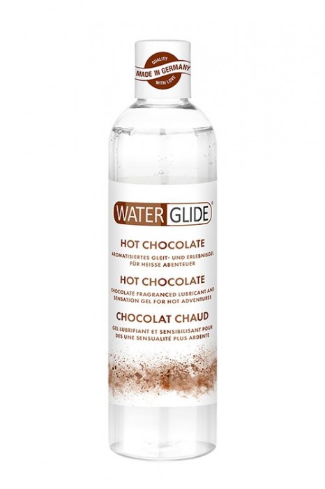 Лубрикант на водной основе с ароматом шоколада HOT CHOCOLATE - 300 мл. - Waterglide - купить с доставкой в Долгопрудном