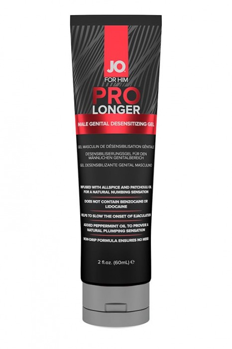 Гель-пролонгатор умеренного действия для мужчин JO Prolonger Gel – 60 мл. - System JO - купить с доставкой в Долгопрудном