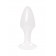 Белая акриловая анальная втулка - 8 см. - Toyfa Basic в Долгопрудном Белая акриловая анальная втулка - 8 см. - Toyfa Basic