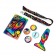 Разноцветная анальная пробка с эффектом римминга Peace   Love Tie-Dye - 15,2 см. - b-Vibe