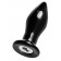 Черная стеклянная вибровтулка - 10,5 см. - Sexus в Долгопрудном Черная стеклянная вибровтулка - 10,5 см. - Sexus