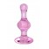 Розовая фигурная анальная втулка - 9,8 см. - Sexus в Долгопрудном Розовая фигурная анальная втулка - 9,8 см. - Sexus