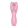 Розовый клиторальный вибромассажер Threesome 3 - Satisfyer в Долгопрудном Розовый клиторальный вибромассажер Threesome 3 - Satisfyer