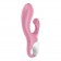 Розовый вибратор-кролик с расширением Air Pump Bunny 2 - 20,4 см. - Satisfyer