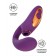 Фиолетовый вибромассажер с клиторальной стимуляцией Megam - ToyFa купить в Долгопрудном с доставкой в Orgasmix.ru Фиолетовый вибромассажер с клиторальной стимуляцией Megam - ToyFa