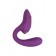 Фиолетовый вибромассажер с клиторальной стимуляцией Megam - ToyFa купить в Долгопрудном с доставкой в Orgasmix.ru Фиолетовый вибромассажер с клиторальной стимуляцией Megam - ToyFa