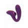 Фиолетовый вибромассажер с клиторальной стимуляцией Megam - ToyFa купить в Долгопрудном с доставкой в Orgasmix.ru Фиолетовый вибромассажер с клиторальной стимуляцией Megam - ToyFa