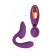 Фиолетовый вибромассажер с клиторальной стимуляцией Megam - ToyFa купить в Долгопрудном с доставкой в Orgasmix.ru Фиолетовый вибромассажер с клиторальной стимуляцией Megam - ToyFa