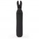 Черная вибропуля с ушками Rechargeable Rabbit Ears Bullet Vibrator - Happy Rabbit купить в Долгопрудном с доставкой в Orgasmix.ru Черная вибропуля с ушками Rechargeable Rabbit Ears Bullet Vibrator - Happy Rabbit