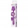Фиолетовый универсальный гибкий вибратор - 13,3 см. - Baile