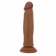 Коричневый фаллоимитатор с подвижной кожей Keon - 21,4 см. - Baile купить с доставкой в интернет-магазине Orgasmix в Долгопрудном Коричневый фаллоимитатор с подвижной кожей Keon - 21,4 см. - Baile