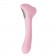 Нежно-розовый двусторонний стимулятор Daisy Massager - 20,2 см. - Adrien Lastic купить в Долгопрудном с доставкой в Orgasmix.ru Нежно-розовый двусторонний стимулятор Daisy Massager - 20,2 см. - Adrien Lastic