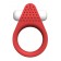 Красное эрекционное кольцо LIT-UP SILICONE STIMU RING 1 RED - Dream Toys - в Долгопрудном купить с доставкой